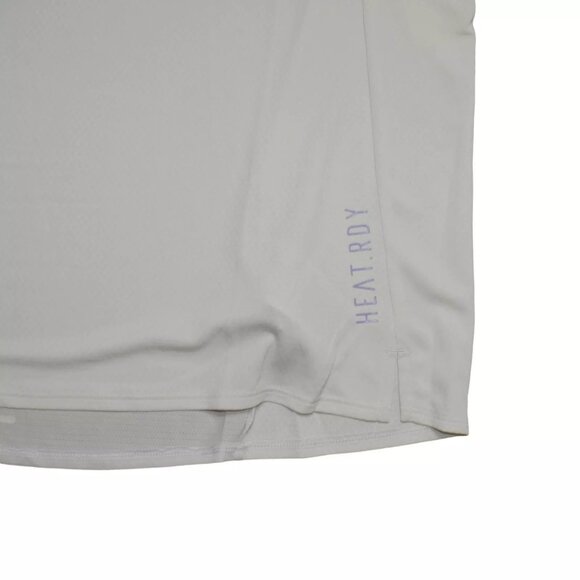 Adidas Women's Performance Training Top in Ivory Size 1X Lightweight Ventilated - Picture 5 of 7